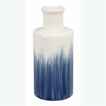 YOUNGS Ceramic Blue Coastal Vase 62026